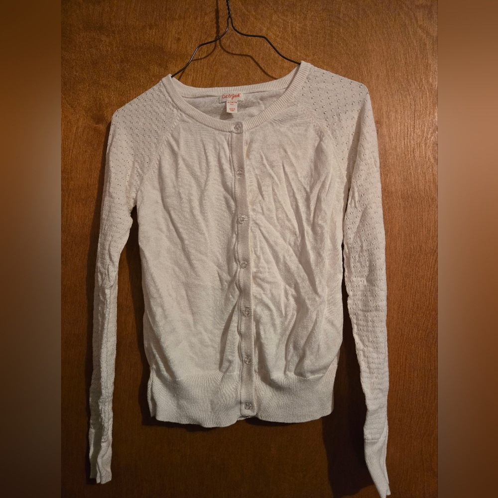 Off White Sweater Cardigan